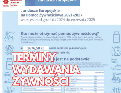 Nowe terminy wydawania żywności